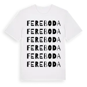 Fereboda ordlek t-shirt – ekologisk bomull t-shirt från Pinshirt