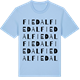 Blue Soul t-shirt med Fiedal ordlek t-shirt