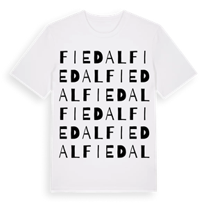 Fiedal ordlek t-shirt – ekologisk bomull t-shirt från Pinshirt