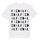 Fiedal ordlek t-shirt