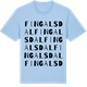 Blue Soul t-shirt med Fingalsdal ordlek t-shirt
