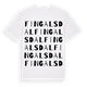 Fingalsdal ordlek t-shirt