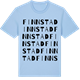 Blue Soul t-shirt med Finnstad ordlek t-shirt