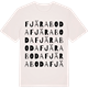 Vintage White t-shirt med Fjäraboda ordlek t-shirt