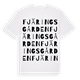 Fjäringsgården ordlek t-shirt