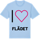 Blue Soul t-shirt med Jag älskar Flädet t-shirt stort tryck