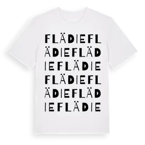 Flädie ordlek t-shirt – ekologisk bomull t-shirt från Pinshirt