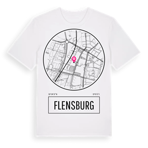 Flensburg t-shirt – ekologisk bomull t-shirt från Pinshirt