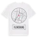 White t-shirt med Flensburg t-shirt