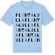 Blue Soul t-shirt med Flintakulla ordlek t-shirt