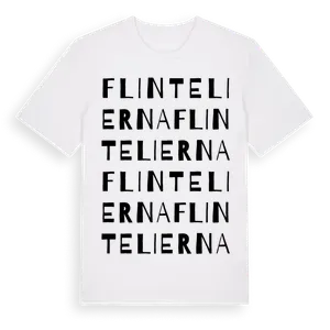 Flintelierna ordlek t-shirt – ekologisk bomull t-shirt från Pinshirt