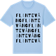 Blue Soul t-shirt med Flintevång ordlek t-shirt
