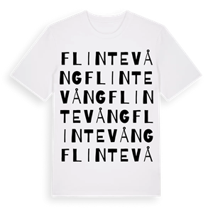 Flintevång ordlek t-shirt – ekologisk bomull t-shirt från Pinshirt