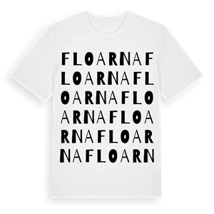 Floarna ordlek t-shirt – ekologisk bomull t-shirt från Pinshirt