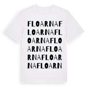 Floarna ordlek t-shirt – ekologisk bomull t-shirt från Pinshirt