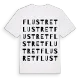Flustret ordlek t-shirt