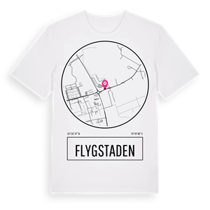 Flygstaden t-shirt – ekologisk bomull t-shirt från Pinshirt