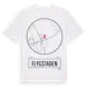 White t-shirt med Flygstaden t-shirt