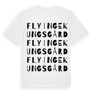 Flyinge Kungsgård ordlek t-shirt – ekologisk bomull t-shirt från Pinshirt