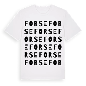 Forse ordlek t-shirt – ekologisk bomull t-shirt från Pinshirt