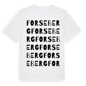 Forseberg ordlek t-shirt – ekologisk bomull t-shirt från Pinshirt