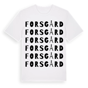 Forsgård ordlek t-shirt – ekologisk bomull t-shirt från Pinshirt