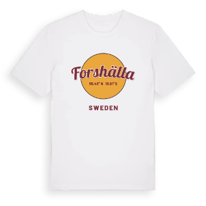 Forshälla cirkel t-shirt – ekologisk bomull t-shirt från Pinshirt