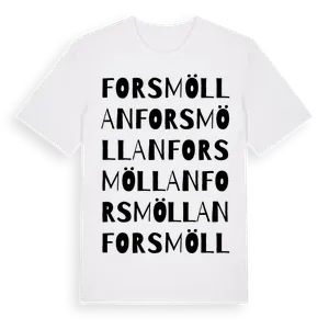 Forsmöllan ordlek t-shirt – ekologisk bomull t-shirt från Pinshirt