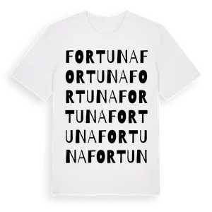 Fortuna ordlek t-shirt – ekologisk bomull t-shirt från Pinshirt