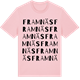 Pink Cotton t-shirt med Framnäs ordlek t-shirt