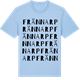 Blue Soul t-shirt med Frännarp ordlek t-shirt