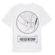 White t-shirt med Fredentorp t-shirt