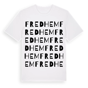 Fredhem ordlek t-shirt – ekologisk bomull t-shirt från Pinshirt