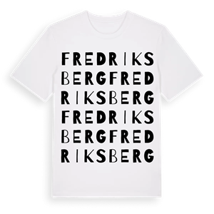 Fredriksberg ordlek t-shirt – ekologisk bomull t-shirt från Pinshirt