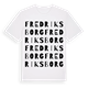 Fredriksborg ordlek t-shirt