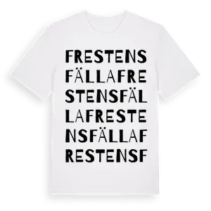 Frestensfälla ordlek t-shirt – ekologisk bomull t-shirt från Pinshirt