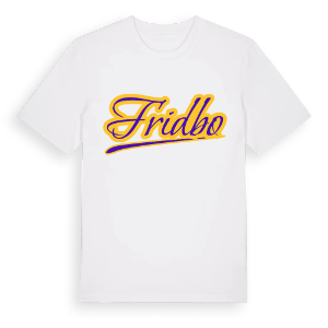 Fridbo baseball t-shirt – ekologisk bomull t-shirt från Pinshirt