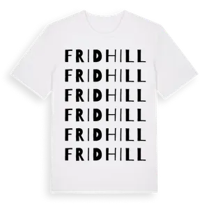 Fridhill ordlek t-shirt – ekologisk bomull t-shirt från Pinshirt