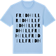 Blue Soul t-shirt med Fridhill ordlek t-shirt