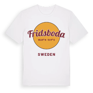 Fridsboda cirkel t-shirt – ekologisk bomull t-shirt från Pinshirt