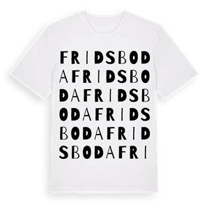 Fridsboda ordlek t-shirt – ekologisk bomull t-shirt från Pinshirt
