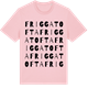 Pink Cotton t-shirt med Friggatofta ordlek t-shirt