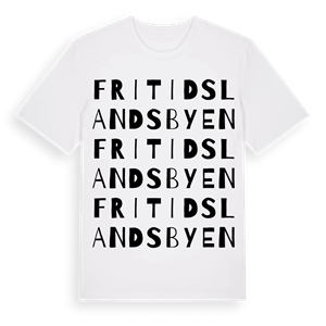 Fritidslandsbyen ordlek t-shirt – ekologisk bomull t-shirt från Pinshirt