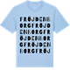 Blue Soul t-shirt med Fröjdenborg ordlek t-shirt