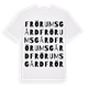 Frörums gård ordlek t-shirt