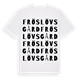 Fröslövsgård ordlek t-shirt