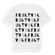 Fruktvik ordlek t-shirt