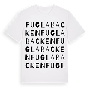 Fuglabacken ordlek t-shirt – ekologisk bomull t-shirt från Pinshirt