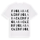 Fuglabacken ordlek t-shirt