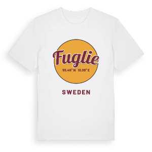 Fuglie cirkel t-shirt – ekologisk bomull t-shirt från Pinshirt